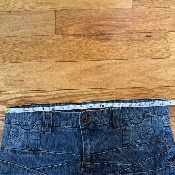 Mudd-clothing Women's Blue and Navy Skirt - Picture 6 of 6